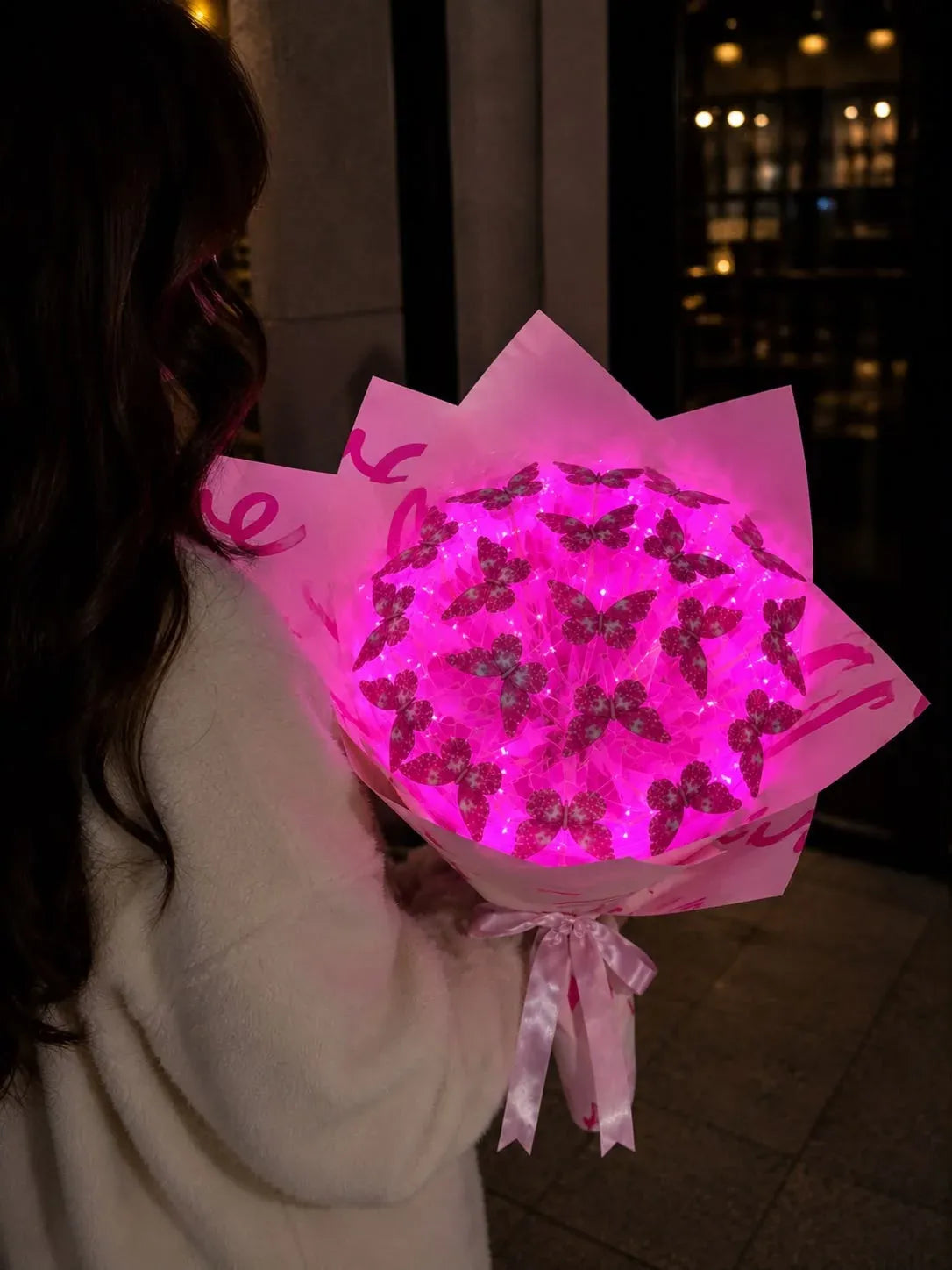 İmerosGifts Işıltılı Kelebek Buketi