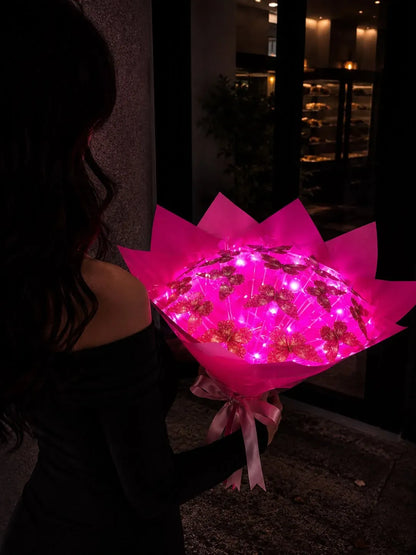 İmerosGifts Işıltılı Kelebek Buketi